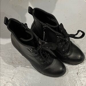 Joe Fresh Black Combat Boots